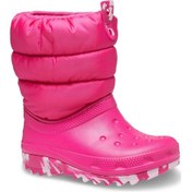 Resim Crocs 207684 Classic Neo Puff Boot T Pembe Çocuk Bot Pembe 