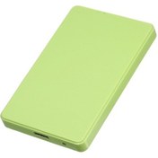 Resim 2,5 İnç Sabit Disk Kutusu Usb3.0 Harici Hdd/ssd Muhafazası Sata Sabit Disk Kutusu Aletsiz Tasarım Kolay Kurulum Abs Kabuk Yeşil 