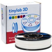 Resim Tinylab 3D 1.75 Mm Beyaz Pla Filament 