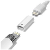 Resim Ally iOS Uyumlu Pen Pencil Kalem Usb Şarj Cihazı Lightning Adaptörü-Beyaz (364762889) 