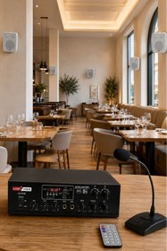 Resim Lastvoice Large Paket-4 Hoparlör Ve Anfi Anons Ses Sistemi Seti 