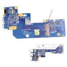 Resim Dell Uyumlu Inspiron 17R 7520 5520 Usb Port Ethernet Lan Konnektör Kart 