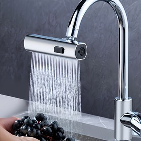 Resim 1 adet Çok Fonksiyonlu Karavan Musluk Adaptörü, Banyo Lavabo Bataryası, Ev İhtiyacı İçin Değiştirme Aksesuarları + 5 Adet Mutfak Musluk Adaptörü 