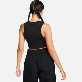 Resim Nike Sportswear Chill Knit Tight Cropped Mini-Rib Kadın Atlet 