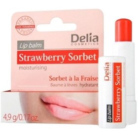 Resim Delia Lip Balm Strawberry Sorbet 