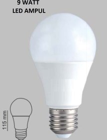 Resim ogonline Serdem 9w Led Ampul Tasarruflu Uzun Ömürlü 6500k Beyaz Işık E27 Duy 5 Adet 