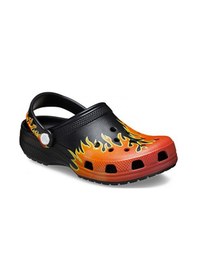 Resim Crocs Classic Flames Clog K Çocuk Terlik 210993-0c4 Siyah Siyah 