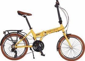 Resim Flexi 121 Vb V fren Shimano 21 Vites Katlanır Bisiklet sarı 