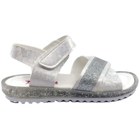 Resim TRENDYSHOSE 04672 Simli Çapraz Bantlı Kız Çocuk Sandalet Ayakkabı 