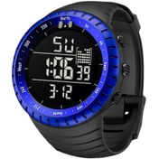 Resim Folinda Senors Sn090 Spor Saatleri: 3atm Su Geçirmez, Işıklı Ekran, Zamanlayıcı Ve Alarmlı Dijital Outdoor Kol Saati Mavi Çok Renkli 