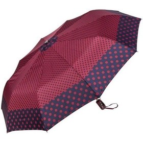 Resim Baginn Snotline Kadın Şemsiye Mini Lacivert Puantiyeli Bordo 225l 001 