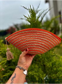 Resim UNİCORNS Hasır El Çantası, Hasır Clutch, Tasarım Çanta, Kadın El Çantası 