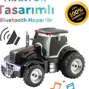 Resim Polygold Traktör Model Araba Kablosuz Hoparlör TF Kart USB Bluetooth FM Radyo Aux Destekli Bluetooth Speaker 