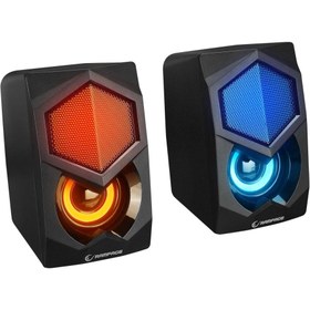 Resim RAMPAGE RAİNBOW AYDINLATMALI GAMİNG SPEAKER HOPARLÖR 