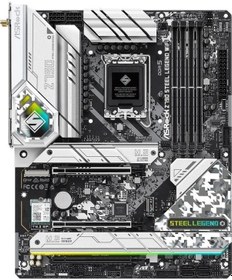 Resim Asrock Z790 Steel Legend WIFI Intel Z790 7200 MHz (OC) DDR5 Soket 1700 ATX Anakart 