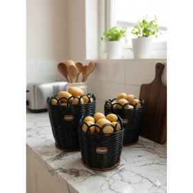 Resim Raddan Core Raddancore Premium Üçlü Patateslik/patates Sepeti Seti 