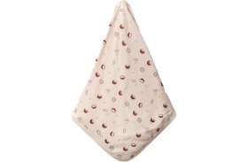 Resim Storemax %100 Pamuk Baskılı, Çift Katlı Bebek Battaniyesi (Coconut) 