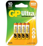 Resim Gp LR03 AAA Boy Ultra Alkalin İnce Kalem Pil 4'lü Paket GP24AUMB-U4 