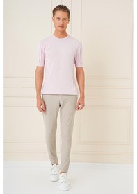 Resim Slim Fit Yan Cepli Düz Esnek Casual Koyu Bej Pantolon P 1144 K.Bej 