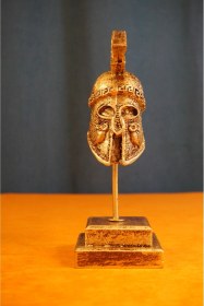 Resim Athena Miğfer Biblo Heykel Ev Dekor & Hediyelik Aksesuar 21 Cm 