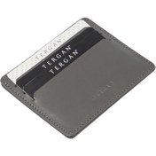 Resim Gri Deri Unisex Kredi Kartlık - S1KK00001050-F5S 