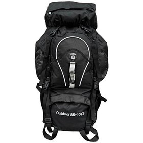 Resim Cakard 985-CK 85+10 L Siyah Profesyonel Dağcı Sırt Çantası 