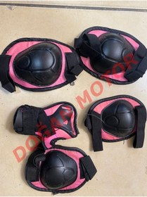 Resim BY KUBİLAY Bisiklet Dizlik Dirseklik Avuç Içi Koruma Seti A Kalite 