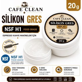 Resim Cafe Clean Espresso Kahve Makinesi Gıda Onaylı Silikon Gres Yağı - Nsf H1 Uluslararası Sertifikalı - 20 G 