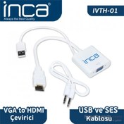 Resim Inca IVTH-01 Vga To Hdmı Çevirici 