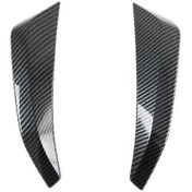 Resim Tenfowee Nissan Navara Np300 2016-2021 İç Döşeme Konsolu Dekoratif Kapak - Karbon Fiber + Siyah Abs Malzeme, Kolay Kurulum 