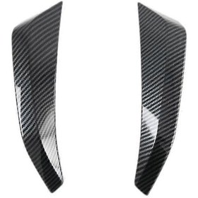 Resim Tenfowee Nissan Navara Np300 2016-2021 İç Döşeme Konsolu Dekoratif Kapak - Karbon Fiber + Siyah Abs Malzeme, Kolay Kurulum 