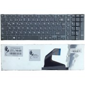 Resim Toshiba Uyumlu Satellite C50-A-1G0, C55-A-1RM, C50-A-108 Klavye (Siyah) 