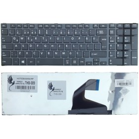 Resim Toshiba Uyumlu C50-A, C55-A, C70-A, C75-A Klavye (Siyah) 