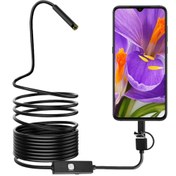 Resim FLAGEN Endoskop Yılan Kamera 10 Metre (Sert Kablo) 7mm 