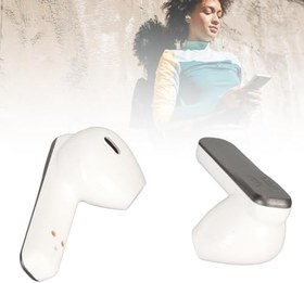 Resim Tercüman Kulaklıkları, ABS Düşük Gecikmeli 5.0 Stereo Yüksek Doğruluk Kablosuz Tercüman Kulaklıkları Müzik Için 4 Çeviri Modu (Beyaz) 