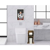 Resim Bk Home Doğal Masif Ahşap Tuvalet Kağıtlığı Ve Dekoratif Ahşap Be (551052327) Bk