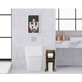 Resim Bk Home Doğal Masif Ahşap Tuvalet Kağıtlığı Ve Dekoratif Ahşap Be (551052327) 