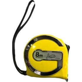 Resim PremiumPort Dayanıklı Çelik Şerit Metre 8m x 25MM, Hassas Ölçüm ve Kolay Kullanım 