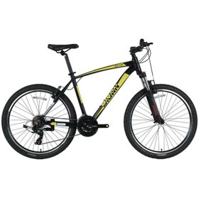 Resim Bisan MTX 7100 29 Jant 17" Dağ Bisiklet Mat Siyah-Sarı 