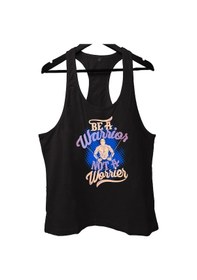 Resim Top Glory Warrior Fitness Gym Tank Top Sporcu Atleti Siyah 