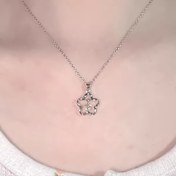 Resim Günlük yaşamda, davetlerde/partilerde, seyahatlerde ve tatillerde kadınlar için uygun şık ve basit yıldız kolye - kız arkadaş/anne için tatil veya doğum günü hediyesi 