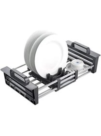 Resim Genişletilebilir Lavabo Üstü Bulaşıklık 