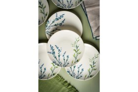 Resim Chichi Home Lavender 6 Parça Porselen Pasta Seti 19 cm 