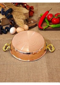 Resim Bakır Tava 18-20 Cm Bakır 