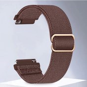 Resim Gaojunshop01 20mm Fuchsia Çabuk Çıkarılır Esnek Nylon Örgü Solo Loop Kol Bandı 