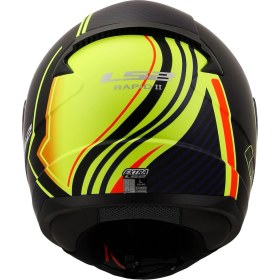 Resim LS2 Rapıd 2 Extra Mat Neon Sarı-Navy Mavi Kask 