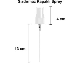 Resim Afracam 100 cc Şeffaf Sprey Kapaklı 100 ml Beyaz Fısfıs Kolonya Dezenfektan Cam Şişe 20 Adet 