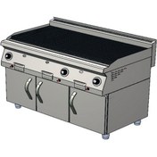 Resim Karacasan Endüstriyel 900 Seri Dolaplı 120 Cm Lpg Tüplü Sulu Döküm Izgara Krcs.eızdsdgl.1290 