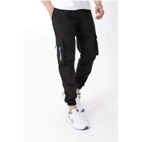 Resim Stilkombin Paraşüt Kumaş Paça Lastikli Kargo/jogger Alt Pldp 01 70093 001 
