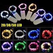 Resim LED Peri Işıkları Dizisi, Pille Çalışan Peri Işıklar, Bakır Tel Garland Tatil Aydınlatması Ev Bahçe Düğün Parti Noel Cadılar Bayramı Konserler Barlar Doğum Günü İç Mekan Dış Dekorasyonları 